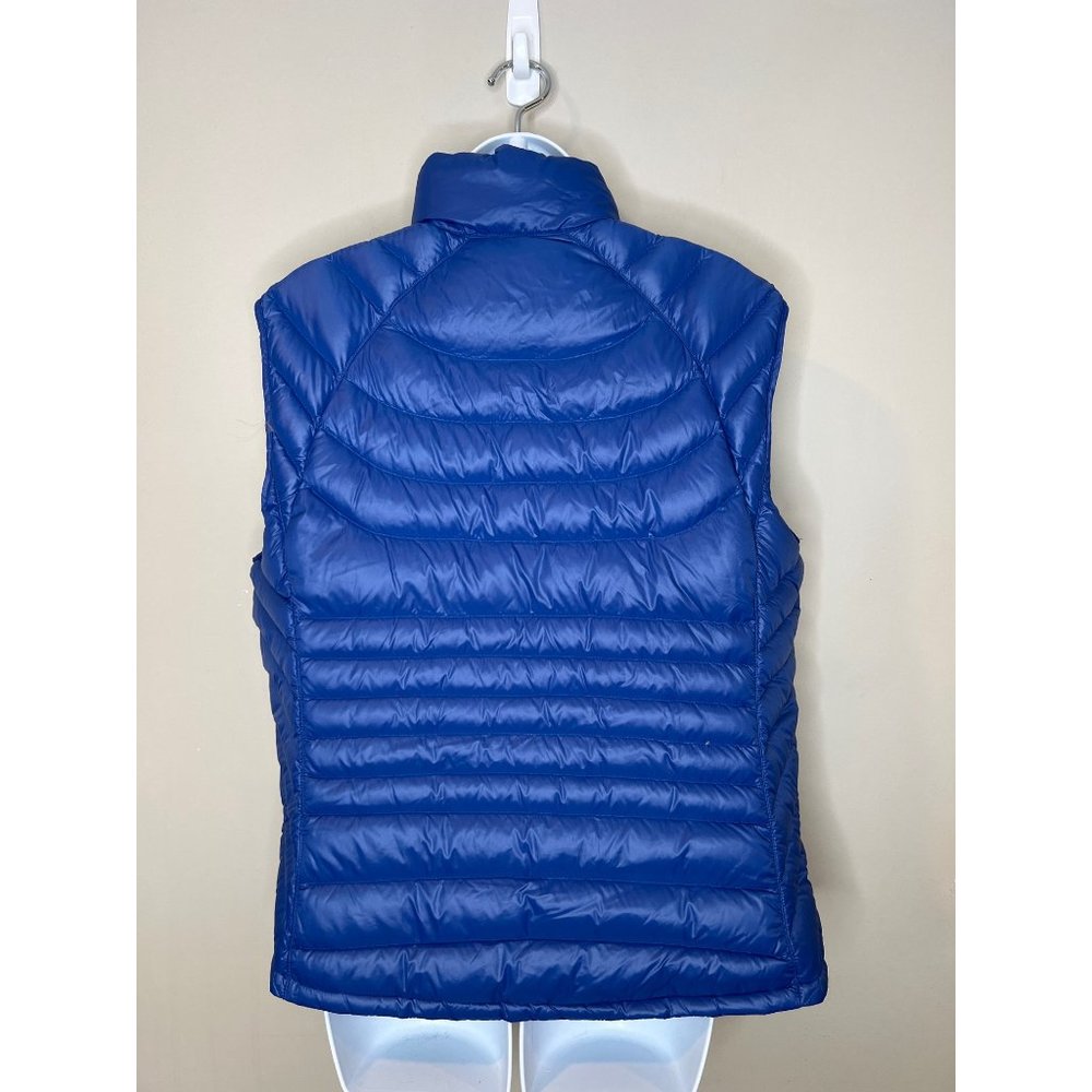 Bernardo Goose Down Puffer Vest Womens Extra Large Blue Full Zip - Picture 3 of 4